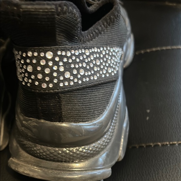 Juicy Couture Women's Black Sneakers with bling accent, size 9.5 - Picture 11 of 15